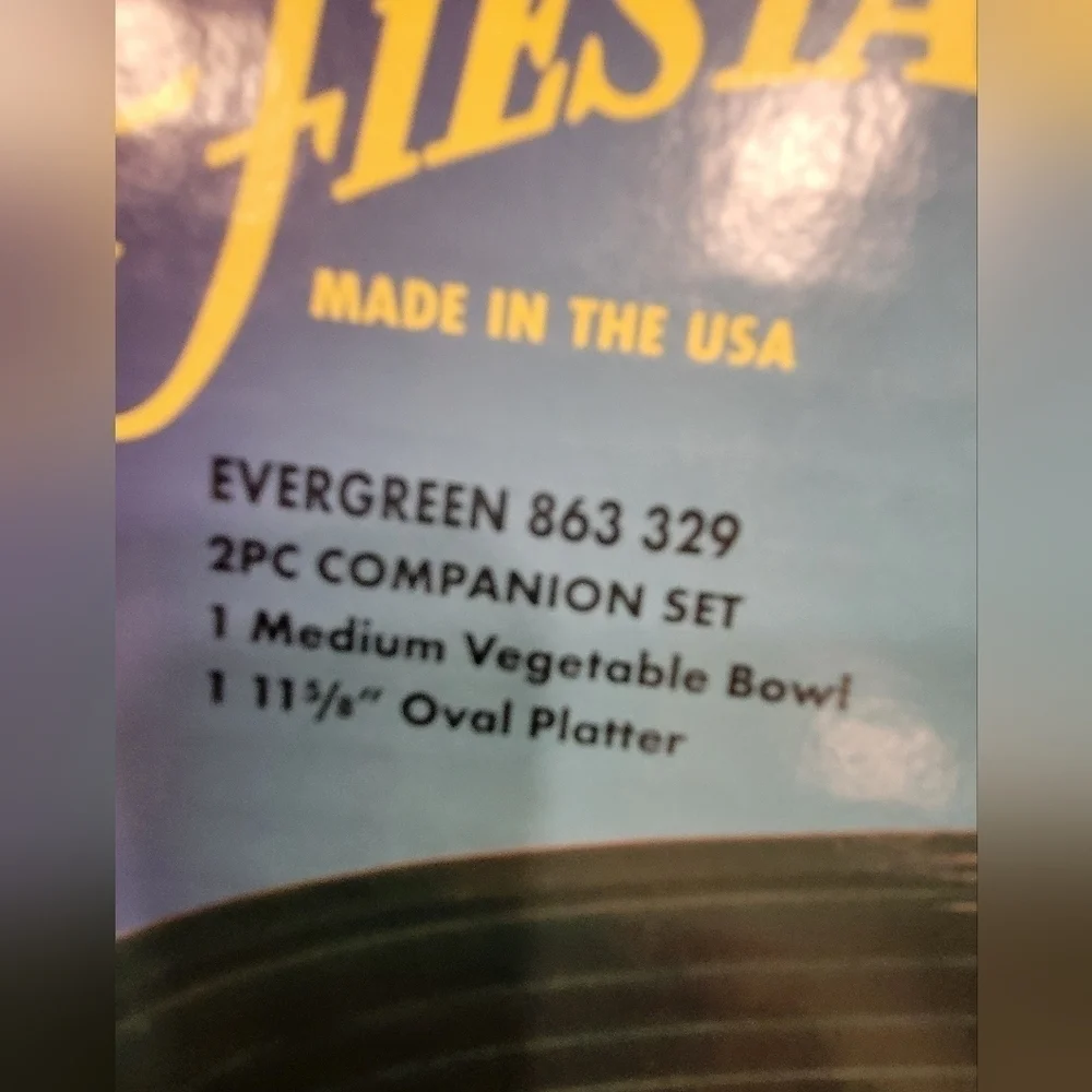 Fiesta Evergreen Companion Set